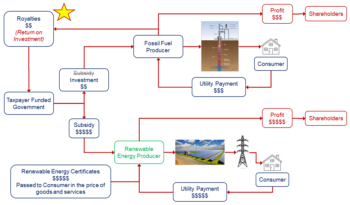 Subsidies vs Investment on Future Revenue